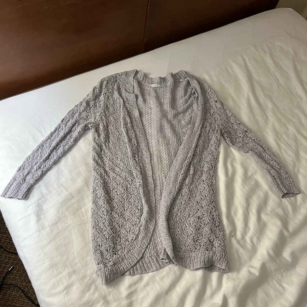 maurices - large grey cardigan